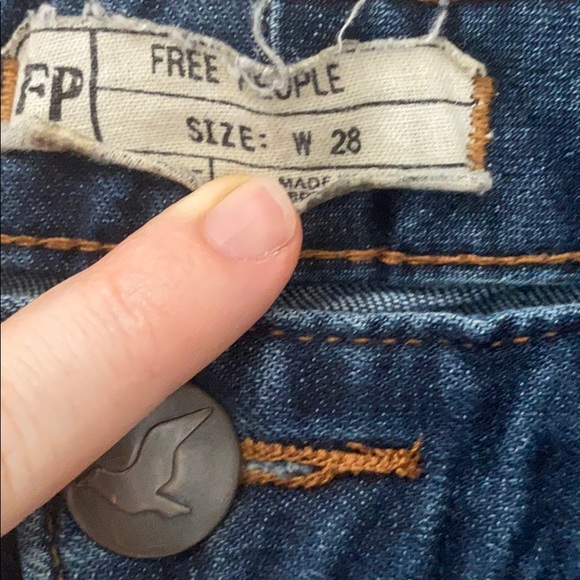 Free People straight leg Jeans - Picture 3 of 4